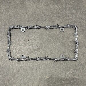 Barbed Wire License Plate Frame